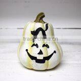 Custom Halloween Resin White Smile Pumpkin Figurine thumbnail-2