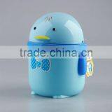 Household Garbage Can/Desktop Bin With Cartoon Patterns Plastic Trash Can thumbnail-2