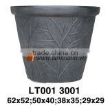 Vietnam Pattern Stylish Black Painted Pottery For Manufacturer