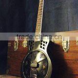 40 Inch Chrome Metal Resonator Guitar With Blues Slide thumbnail-3