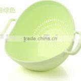 Super Practical Creative Fashion Plastic Wash Rice Colander Strainer Sieve Bright Kitchen Plastic Drain Vegetable Basket thumbnail-3