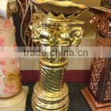 Luxury Brass Ashtray Resin Decor Stand thumbnail-3