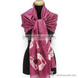 Authentic Silk Scarf, Handmade 100% in Vietnam, Various Color and Pattern thumbnail-1