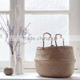 Seagrass Baskets for Decorating Home/ Seagrass Laundry Basket thumbnail-5