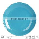 Color Glazed Cheap Ceramic Dinner Plates Shinny Finish Plate and Plate Factory thumbnail-2