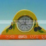 Yellow Digital Electric Ceramic Table Clock thumbnail-1