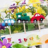 Hot Sale Carton Car Birthday Candle for Children thumbnail-2