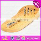 2016 New Arrival Kids Wooden Bowling,fashion Children Wooden Bowing,pretend Play Baby Wood Bowling W01A155 thumbnail-5
