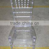 Qingdao Popular Clear Transparent Colored Resin Sillas Tiffany Chair for Wedding thumbnail-1