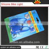 Blue Bicycle Headlight Silicone Bike Light For Safety Travel thumbnail-6