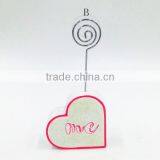 Wood and Iron Decoration Name Card Holder thumbnail-3