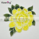 2017 New Arrival Beautiful Embroidery Patch Flower Decoration Clothing Accessories From Keering WEF-761 thumbnail-1