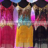 STELISY 2015 Women Elegant Colorful Sequin Covered Latin Dance Costumes thumbnail-6
