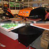 Automatic Four Stations High Efficient Tshirt Sports Wear Underwear Automatic Heat Press Machine thumbnail-3