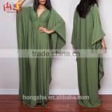Islamic Items for Sale Butterfly Green Maxi Dress Alle Baba Abaya Muslim thumbnail-1