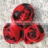 2015 Wholesale Kids Flower Colorful 2inch Satin Wedding Flowers in Stock thumbnail-1