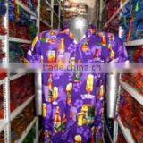 BEER BOTTLE PRINT HALF SLEEVES HAWAIIAN SHIRT thumbnail-2