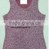 WOMEN TANK TOP ,CUSTOMIZE ORDER, HEATHER FABRIC 92% POLY-8%SPANDEX thumbnail-3
