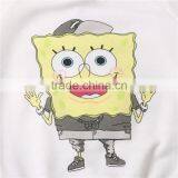 YAKUYIYI Cotton White Girls Sponge Baby Print T-shirts Pullover Casual Hoodies for Wholesale thumbnail-3