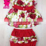 Hot Sale Summer Baby Girls Outfit 2 Pieces Boutique Clothing Set For Child Clothes Set Baby Shorts Set Girls Outfit thumbnail-1