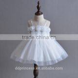 Baby Girls Birthday Dress Party Wedding Clothing Pink White Suspender Designer Dresses thumbnail-3