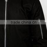 2016 Men's Bomber Jacket With Nylon Sleeve Pocket In Black thumbnail-3