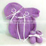 Handmade Crochet Baby Dress thumbnail-4