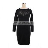 2014 Hollow Embroidered Chiffon Patch Sweaters thumbnail-1