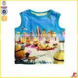 Boys Fashionable Printing Tank Tops Sleeveless Sweaters for Teenager thumbnail-2