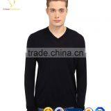 Men Lightweight Wholesale Wool V Neck Plain Pullover Sweaters thumbnail-4