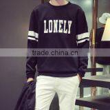 Cheap Printed Round Neck Long Sleeve Oversized Cool Men's Plain Printed Pullover Sweater Hoodie thumbnail-4