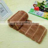 Lovers FUR 2016 Autumn Lady Genuine Rex Rabbit Fur Scarves Wraps Winter Women Fur Accessory Rings Females Neckerchief thumbnail-4