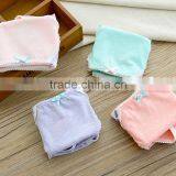 Girls Candy Color Bowknot Pure Cotton Briefs Panty Sexy Lace Women Cute Briefs Underwear thumbnail-3