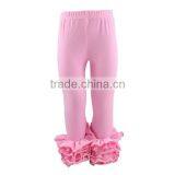 Wholesale Girls Boutique Ruffle Icing Leggings Pants Girls Kids Baby Toddler Spring Wear Valentine Icing Pants thumbnail-6