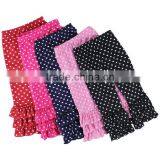 2015 New Design for Fall and Winter Polka Dot Ruffle Capri Pants thumbnail-1