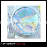 Silver Holographic Travel Round Pouch thumbnail-3