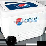 USA Made Igloo Wheelie Cool 38 Roller Cooler - 38 Quarts (53 Can Capacity), Ultratherm Insulated and Has Durable Wheels thumbnail-1