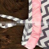 2015 Baby Girls Swim Suit Chevron Swim Suit Girls Swimming Suit Chevron Swimming Suit Grey Chevron Pink thumbnail-2