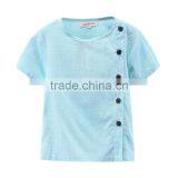 100% Cotton Unique Design Summer Newest Kid Boy Blank Shirt thumbnail-2