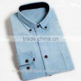 Denim Fabric Men Shirts Long Sleeve Shirts thumbnail-1