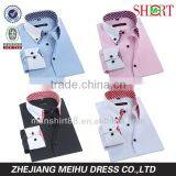 High Quality Double Collar Button Down Dress Shirt for Man thumbnail-1