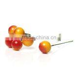 Foam Artificial Flower Stamen Pearlized Craft Cards Cakes Decoration Yellow & Red 6.6cm(2 5/8") x 1.2cm( 4/8"), 200 PCs thumbnail-1