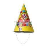 Christmas Cone At Random Clown Pattern Paper Birthday Party Cap Hat thumbnail-1