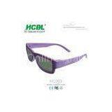 Wayfarer Style Innovative Master Image 3D Glasses Green / Purple 152*152*41mm