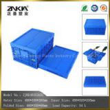 wholesale high quality mesh style plastic moving crate sale with lid