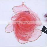 New Ladies Lace Simple Silk Gauze Kerchief Nail Bead 140*140cm Scarves thumbnail-5