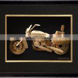 Hot Selling 24k Gold Picture Frames Model Bike For Office Decoration thumbnail-1