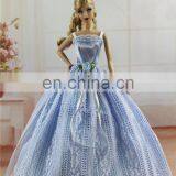 Blue Fashion Princess Doll Clothes