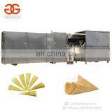 Hot Selling Snow Sugar Cone Baking Maker Production Line Price Crispy Ice Cream Cone Machine