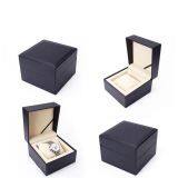 Wholesale High Quality Black Leather Single Watch Box thumbnail-2